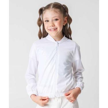Imagem de Jaqueta infantil Bomber Holografica Marisa Tam 4 a 10 -20093, Branco, 