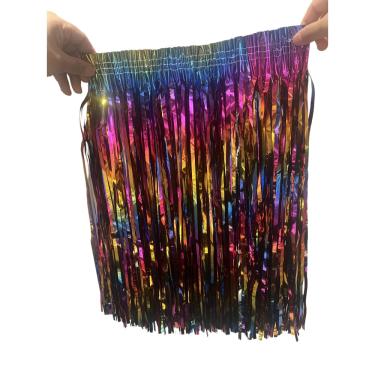 Imagem de Saia Franja 40cm Arco Íris Festive