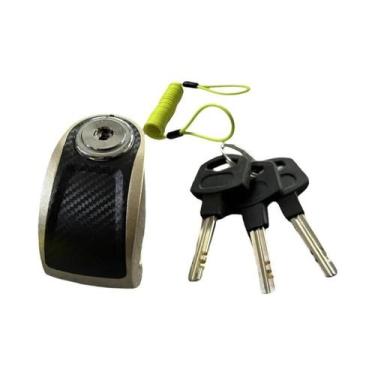 Imagem de Cadeado De Liga De Zinco Para Moto, Bicicleta, Carrinho De Bebê E Pati