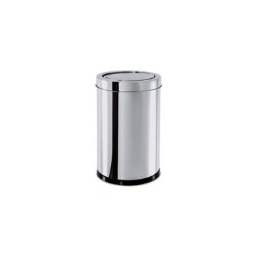 Imagem de Lixeira com Tampa Basculante Brinox Decorline 7,8 L - Ø 18,5 x 29 cm A