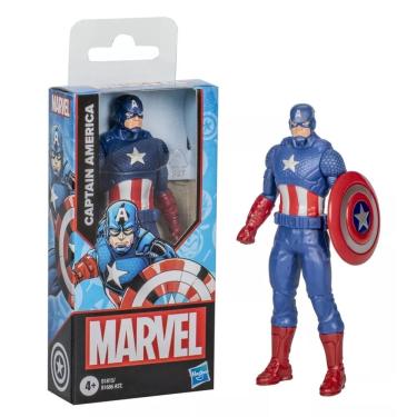 Imagem de Boneco Marvel Capitão América 15?cm Hasbro Avengers Vingadores Super-Heróis