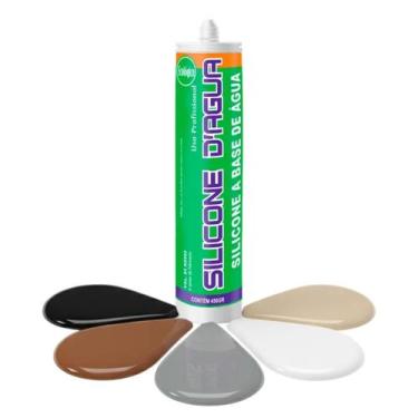 Imagem de Selante Acrílico Sbrix Flexível Base Água 450g Marrom Pintável para Ve