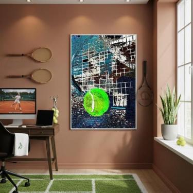 Imagem de Quadro Decorativo Arte De Tênis-70X50Cm Mold Preta - Quadros On-Line