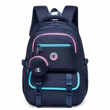 Imagem de Mochila Champion Reforçada Juvenil Bolsos Espaçosa-Unissex