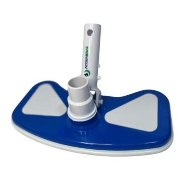 Imagem de Aspirador De Fundo De Piscina Com Escova Modelo Asa Delta Alta Qualida