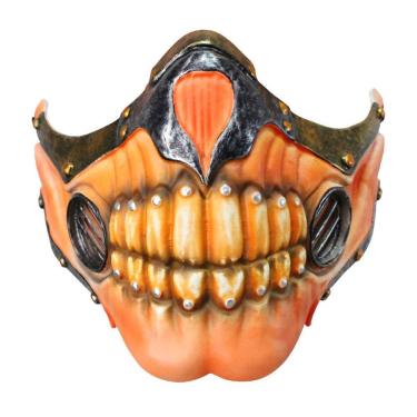 Imagem de Festa de cosplay de Halloween com máscara de caveira Attack on Titan Resin