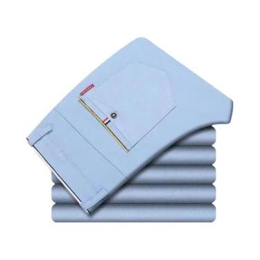 Imagem de Calças Masculinas Slim Fit - 6 Cores - Estilo Coreano e Casual para Tr