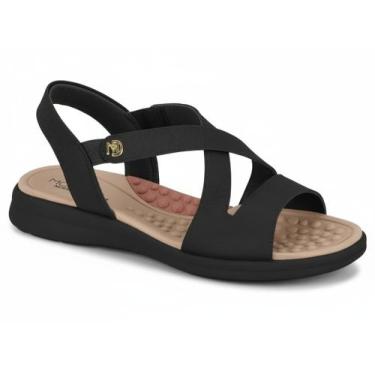 Imagem de Modare Sandália Preta Palmilha Ultraconforto Anatómico -, Preto, 36