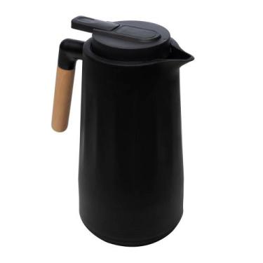 Imagem de Garrafa Térmica Lyor New Unique 1L Preta Plástico