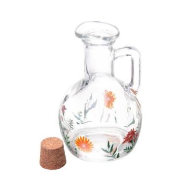 Imagem de Garrafa para Azeite Lyor Flora de Vidro com Tampa 180ml - Wolff