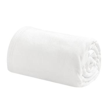 Imagem de Cobertor Bedsure GentleSoft de Microfibra 109x140 cm Branco
