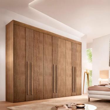 Imagem de Guarda-Roupa Casal Simon Premium 6 Portas 6 Gavetas  Imbuia