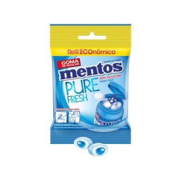 Imagem de Chicle mentos pure fresh refil sachê 56g perfetti, Mint