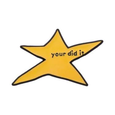 Imagem de Broche De Esmalte Engraçado Com Meme 'You Did It' - Crachá De Metal Es