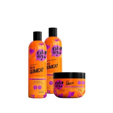 Imagem de Kit Shampoo Cond Máscara 300ml Rolou Química Oh My - Haskell