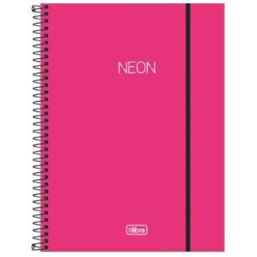 Imagem de Caderno 160 neon rosa tilibra 302481