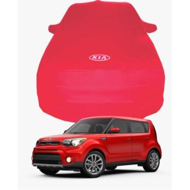 Imagem de Capa de Carro Kia Soul Tecido  Lycra Premium - Cadilhe Capas, Vermelho