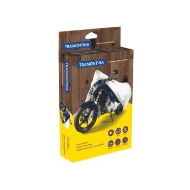Imagem de Capa para Moto Impermeável Tam. P - Tramontina 43782001, Cinza, P