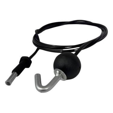 Imagem de Cabo de Aço Gancho 2,35 Puxador Alto Estação De Musculação - Fit Home