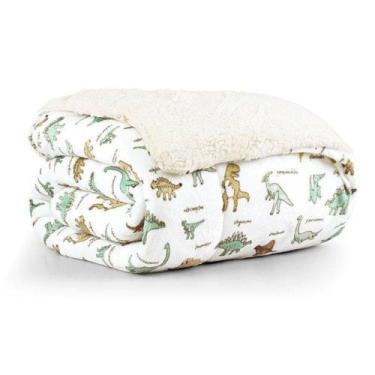 Imagem de Coberdrom Solteiro Tutti Kids Manta Alta Flannel e Sherpa 01 Pç - BIA 