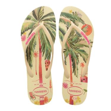Imagem de Chinelo Feminino Havaianas Slim Summer Bliss Amarelo - 4149-Feminino