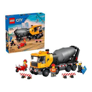 Imagem de LEGO City Caminhão Betoneira 60478 371 Peças