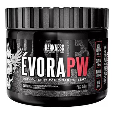 Imagem de Pré Treino Darkness Evora Pw 150g - Integral Médica, Uva
