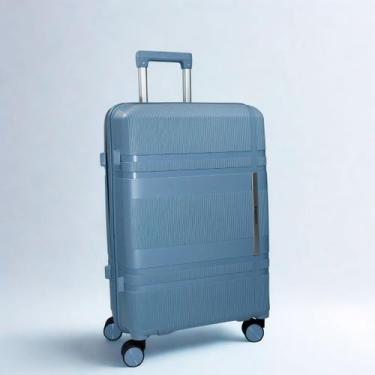 Imagem de Mala De Viagem Média 23 Kg Pp leve 69L rodas duplas 360 Segredo tipo T