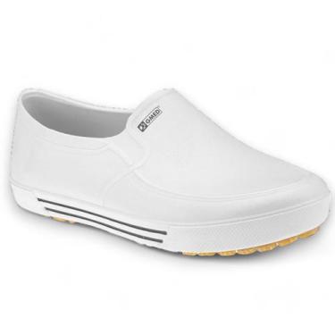 Imagem de Tênis Sapato Enfermagem Impermeável Branco Iate GMED, Branco, 37