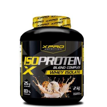 Imagem de Whey Protein Isolado Iso Blend Complex 2Kg - XProNutrition, Cookies+Cr