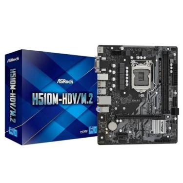 Imagem de Placa Mae AsRock H610MHVS Lga 1700 2 Ddr4 Hdmi Vga