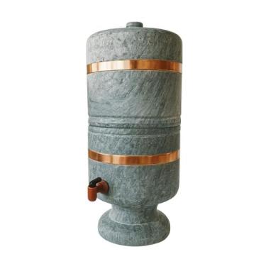 Imagem de Filtro Água Grande 10 Lts Pedra Sabão Artesanal Sem Química - - Ô Bich