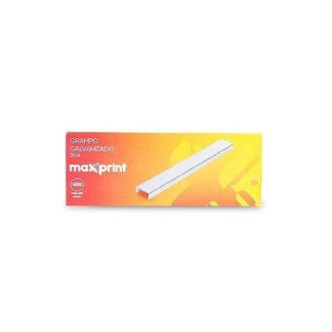 Imagem de Grampo Para Grampeador 26/6 Galvanizado 5000 Grampos - MAXPRINT