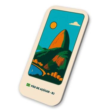 Imagem de Imã Souvenir Turístico Pão de Açúcar Rio de Janeiro 3x6cm - M-Planner