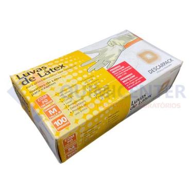 Imagem de Luva De Procedimento Latex Com Po 100un - Descarpack M