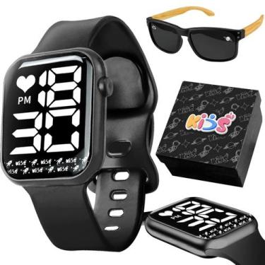 Imagem de Relógio Infantil Digital + Oculos UV + Caixa Sol Proteção qualidade pr