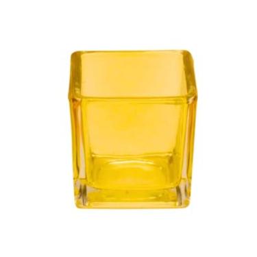 Imagem de CASTIÇAL DE VIDRO AMARELO - BTC