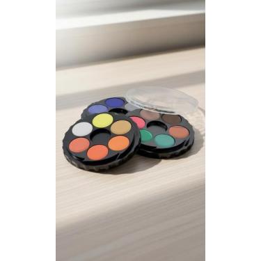 Imagem de Estojo de Aquarela em Pastilhas 18 Cores Artísticas - Congratulations 