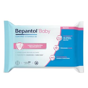 Imagem de Bepantol Baby Lenço Umedecido para Bebê, Hipoalergênico e Hidratante, 48 Unidades