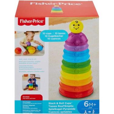 Imagem de Fisher-Price Potinhos Empilhar e Rolar - Mattel W4472