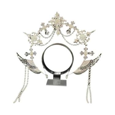 Imagem de Tiara De Cristal Gótica Com Halo, Acessórios De Cabelo Estilo KC Feito