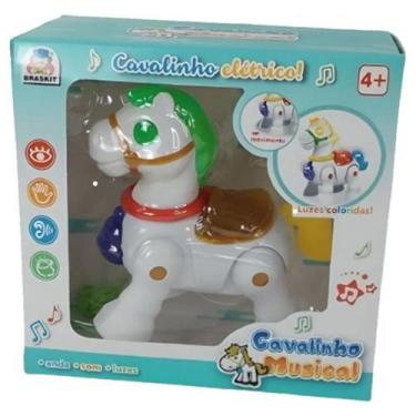 Imagem de Cavalinho Elétrico Braskit Musical Sortido 1 unidade