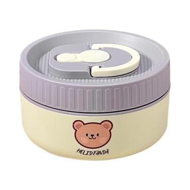 Imagem de Lancheira Térmica Infantil De Aço Inoxidável Fofa, Recipiente Bento Se