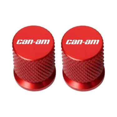 Imagem de Tampas De Válvula De Pneu Para Motocicletas Can-Am Maverick X3, Ryker,