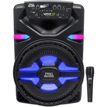 Imagem de Caixa Amplificada Com Led 2' 400W BT/SD/USB WAVE12 - PROBASS