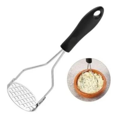 Imagem de Amassador De Batatas Manual Inox Cozinha Facil Pratico Pure