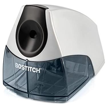 Imagem de Bostitch Apontador de lápis elétrico pessoal, motor elétrico automático potente para afiação rápida, apontador elétrico compacto, inclui bandeja de afiar e interruptor de segurança para casa, escola,