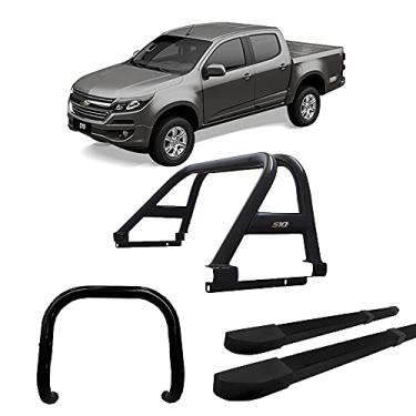 Imagem de Kit Quebra Mato+Santo An D+Estr Quadr-S10 12/2020 C/D PRETO