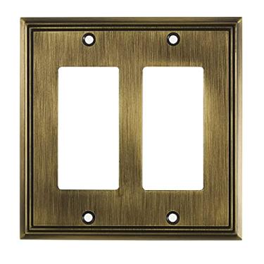 Imagem de Richelieu Hardware Placa decorativa estilo contemporâneo 2, 12,3 cm, inglês antigo