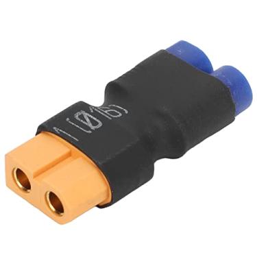 Imagem de XT60 para EC3 adaptador, conector de bateria RC seguro leve fêmea para macho Instalação rápida pequeno para modelo de carro